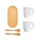 Kit Para Café/Chá 5 Pçs Branco c/Personalização