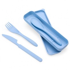 Kit Talheres em Fibra de Trigo Personalizado