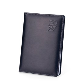 Agenda Diária 2027 Couro Sintético Personalizada