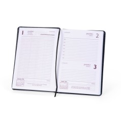 Agenda Diária 2027 Couro Sintético Personalizada