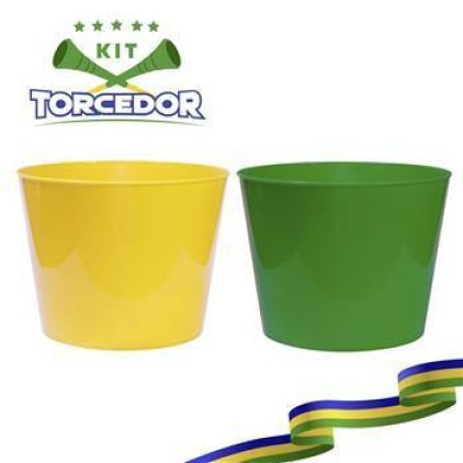 Balde de Pipoca 3L Personalizado Torcedor