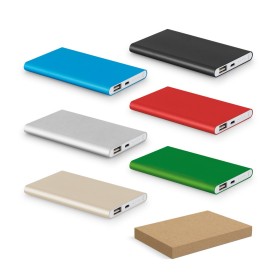 Bateria Portátil Slim em Alumínio Reciclado Personalizada