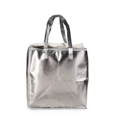 Bolsa TNT Metalizada com Zíper Personalizada