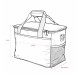 Bolsa Térmica 25L Personalizada Oxford Impermeável