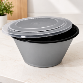 Bowl 450ml com Tampa In Mold Label Personalizado