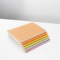 Caderno Kraft Espiral Personalizado