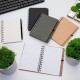 Caderno B6 capa dura em kraft Personalizado