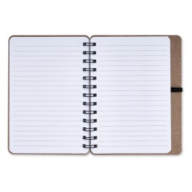 Caderno B6 capa dura em kraft Personalizado