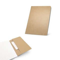 Caderno A5 Ecológico com Capa Kraft Personalizado