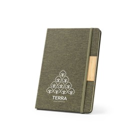 Caderno A5 Personalizado em rPET e Bambu