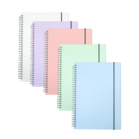 Caderno B5 Plástico com Lacre Elástico Personalizado