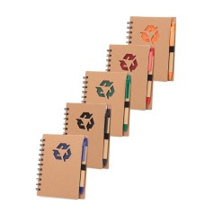 Caderno Ecológico com Caneta Personalizados