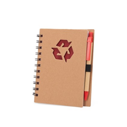 Caderno Ecológico com Caneta Personalizados