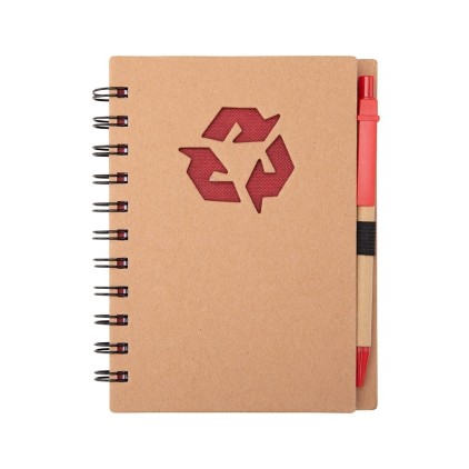 Caderno Ecológico com Caneta Personalizados