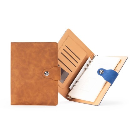 Caderno Fichário A5 com Fecho Magnético Personalizado