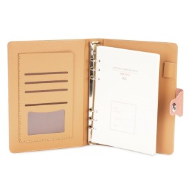 Caderno Fichário A5 com Fecho Magnético Personalizado