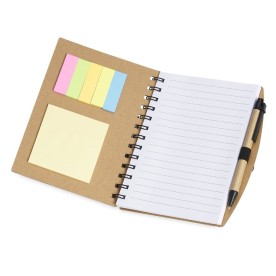 Caderno Personalizado com Autoadesivos e Caneta