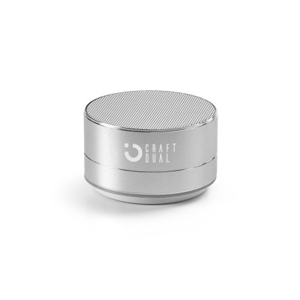 Caixa de Som Bluetooth em Alumínio Reciclado