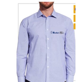 Camisa Social Manga Longa Personalizada