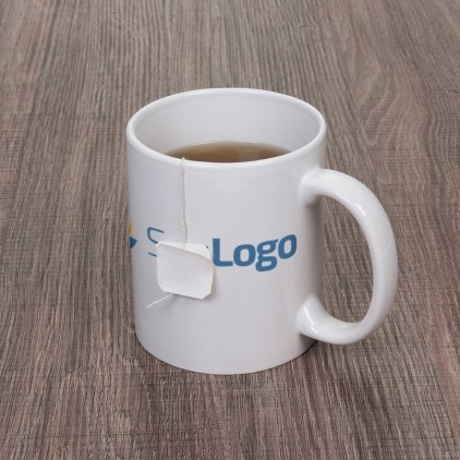 Caneca de Cerâmica Branca 325ml Personalizada