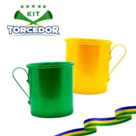 Caneca Moscow Mule 350ml Personalizada Alumínio
