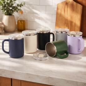 Caneca Térmica Parede Dupla 450ml Personalizada