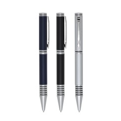 Caneta Metal Personalizada com Acionamento por Rotação