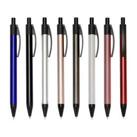 Caneta Metal com Clip Plástico Personalizada