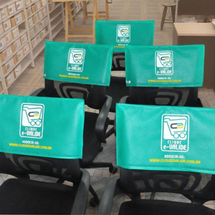 Capa para Cadeiras Personalizada Diversos Tecidos