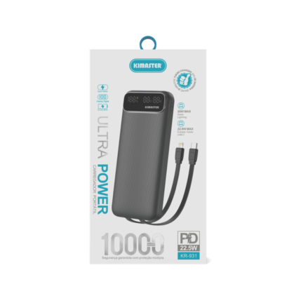 Carregador Power Bank 10000mAh Personalizado