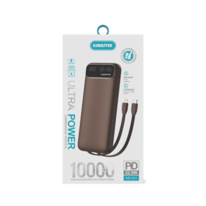 Carregador Power Bank 10000mAh Personalizado