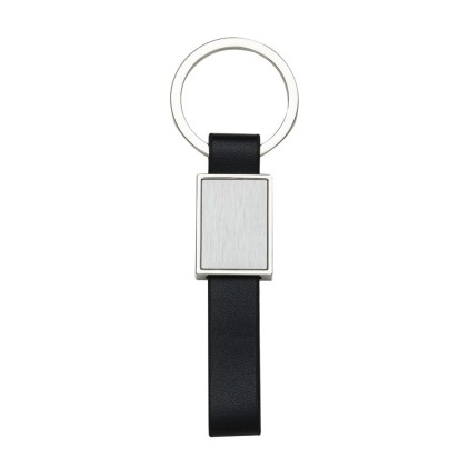 Chaveiro de Metal Retangular com Alça Personalizado