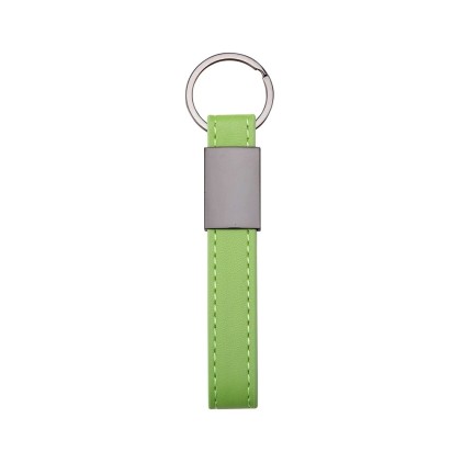 Chaveiro de Metal com Couro Sintético Personalizado
