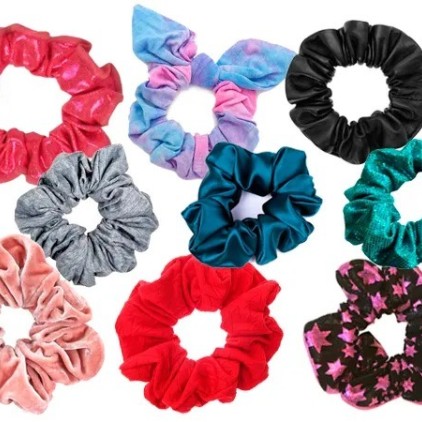 Chuquinha de Cetim com Elástico Personalizada