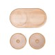 Conjunto de Potes em Bambu 2 Peças Personalizado