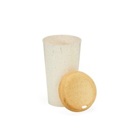 Copo 550ml Personalizado Fibra de Arroz com Tampa