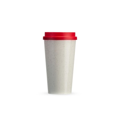 Copo 550ml Personalizado Fibra de Arroz com Tampa