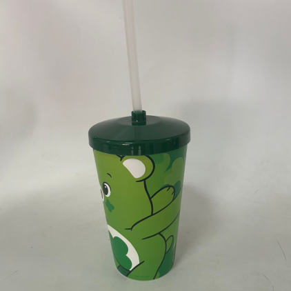 Copo 550ml Personalizado PP com Tampa e Canudo