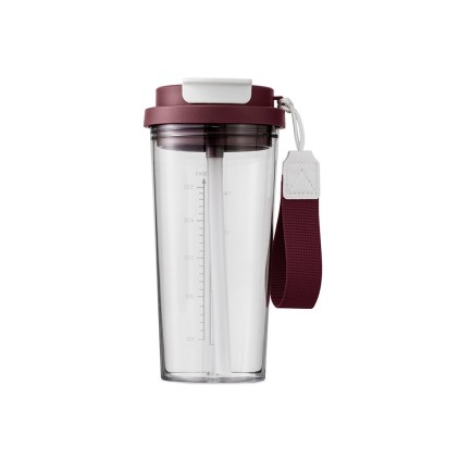 Copo 600ml com Canudo e Alça Personalizado