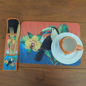 Descanso de Mesa Americano em Neoprene Personalizado