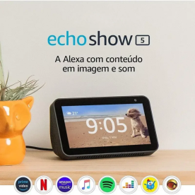 Echo Show 5 com Alexa Integrada Personalizado
