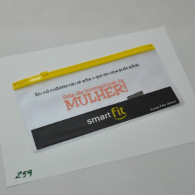 Estojo ZipZap Personalizado em PVC Cristal