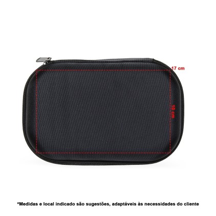 Estojo de Nylon Organizador p/ Kit Tecnológico Personalizado