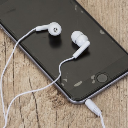 Fone de Ouvido Intra-auricular com Estojo Redondo