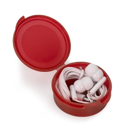 Fone de Ouvido Intra-auricular com Estojo Redondo