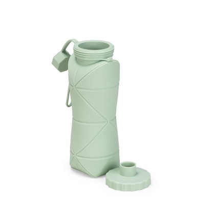 Garrafa Dobrável em Silicone 600ml Personalizada
