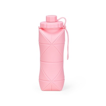 Garrafa Dobrável em Silicone 600ml Personalizada