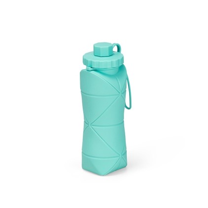 Garrafa Dobrável em Silicone 600ml Personalizada