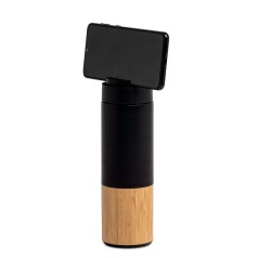 Garrafa Inox 420ml com Suporte Celular Personalizada