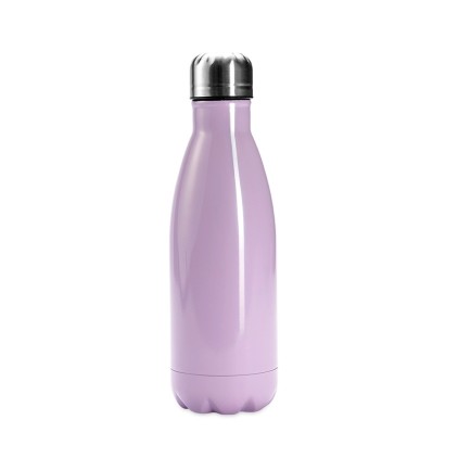 Garrafa Inox Brilhante 650ml com Alça Personalizada